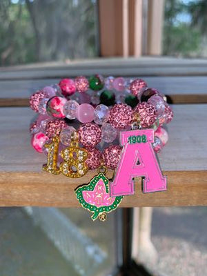 Beaded jewelry in progress